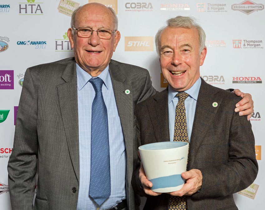 John-Ashley-of-Greenfingers-with-Richard-Jackson-(Lifetime-Achievement-Award)-JayneLloyd_EventPhotography John Ashley of Greenfingers with Richard Jackson (Lifetime Achievement Award). Picture: Jayne Lloyd Event Photography
