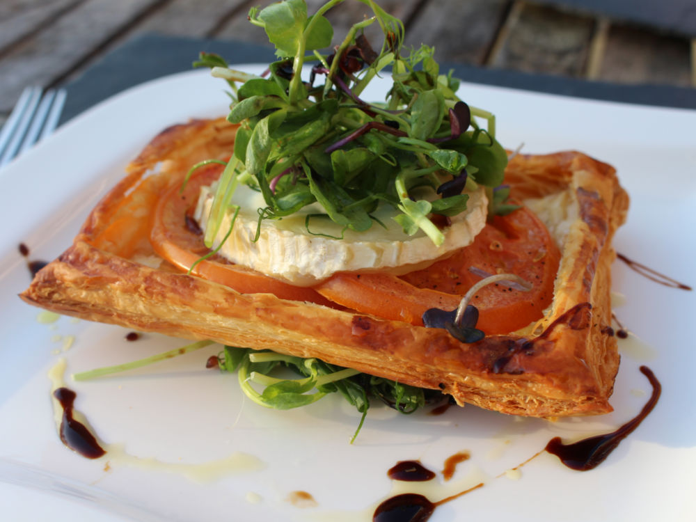 Goat's cheese and tomato tart. Picture; Burpee Europe Goat’s Cheese and Tomato Tart