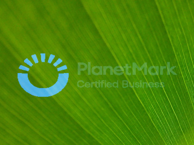 PlantMark Certified on leaf Planet Mark Certification